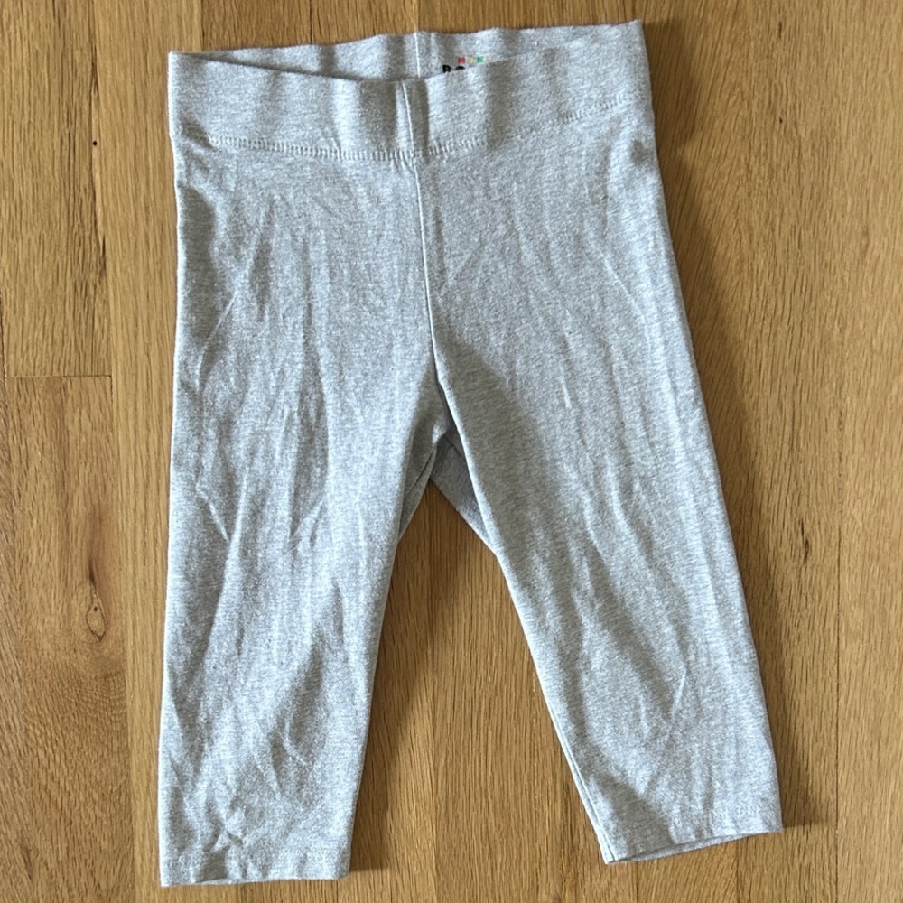 Mini Boden Gray Kids Capri Leggings 6-7
